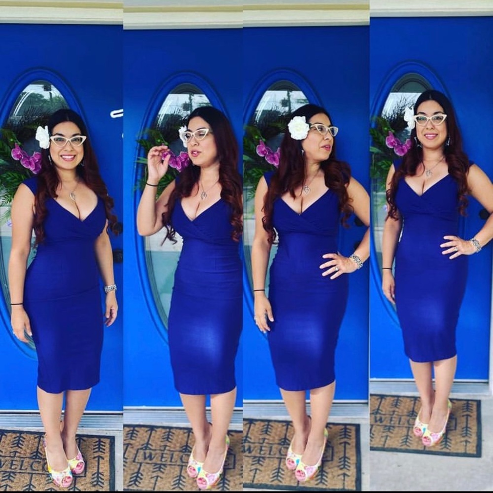 Pinup Couture Erin wiggle dress medium